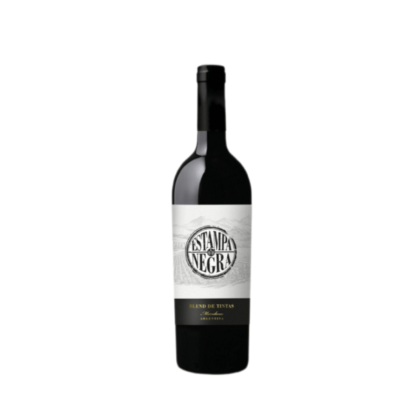 Vinho Tinto Estampa Negra Blend de Tintas