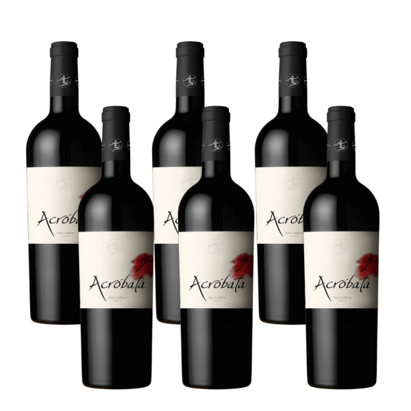 Kit com 6 - Vinho Tinto Acróbata No. 3 ou No. 4 ou No. 5  - Blend Safras