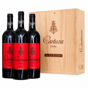 Kit 3 Cartuxa Reserva 2019 - Caixa Madeira